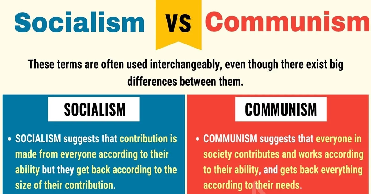تفاوت کمونیسم و ​​سوسیالیسم