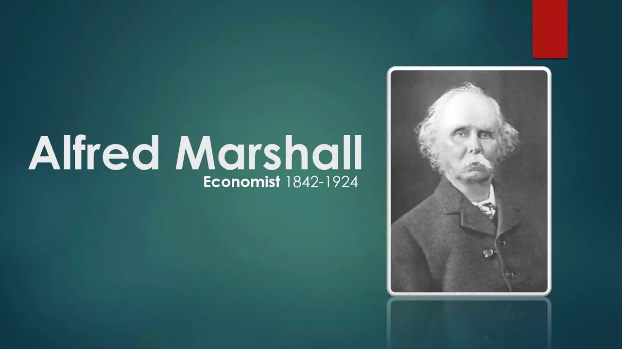 آلفرد مارشال Alfred Marshall