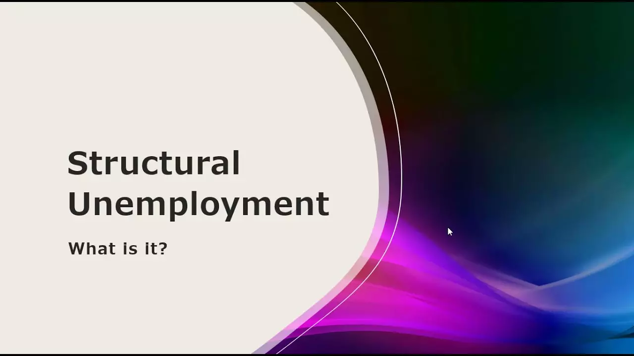 بیکاری ساختاری Structural unemployment