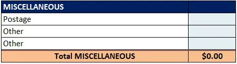 الگوی بودجه شخصی ماهانه Personal Monthly Budget Template