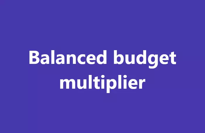 ضریب بودجه متوازن Balanced Budget Multiplier