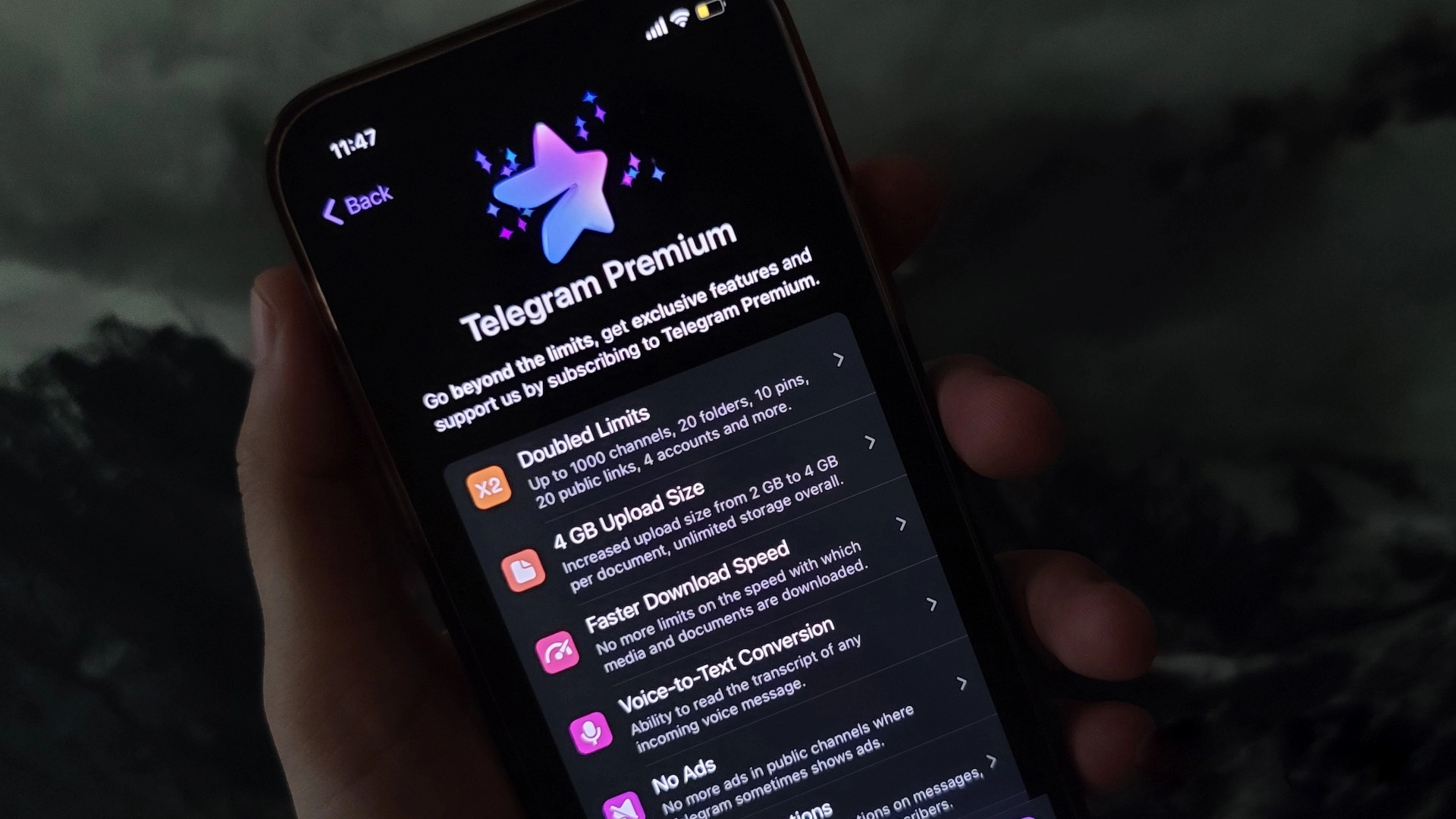 تلگرام پریمیوم Telegram Premium
