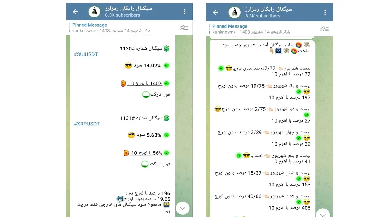 کانال سیگنال ارز دیجیتال