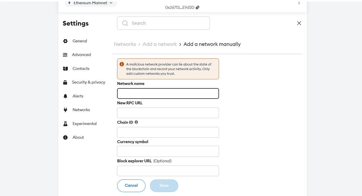 آموزش کیف پول متامسک