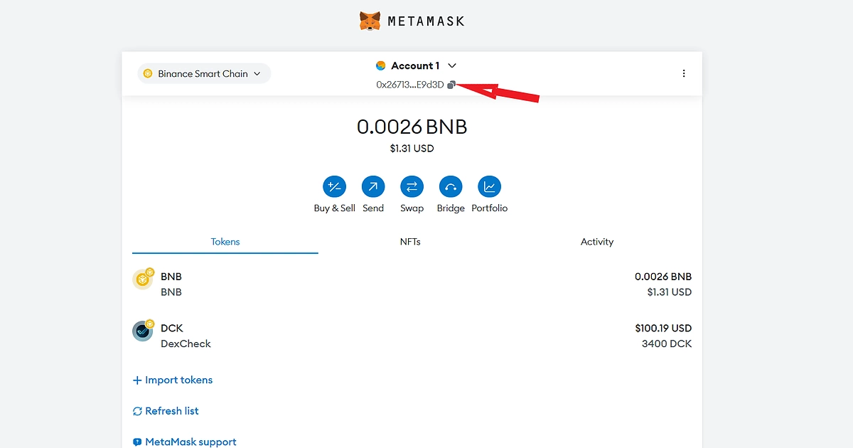 آموزش کیف پول متامسک