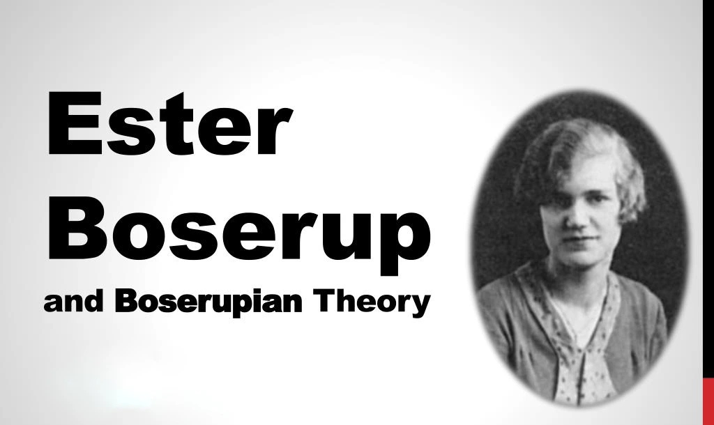 استر بوسروپ Ester Boserup