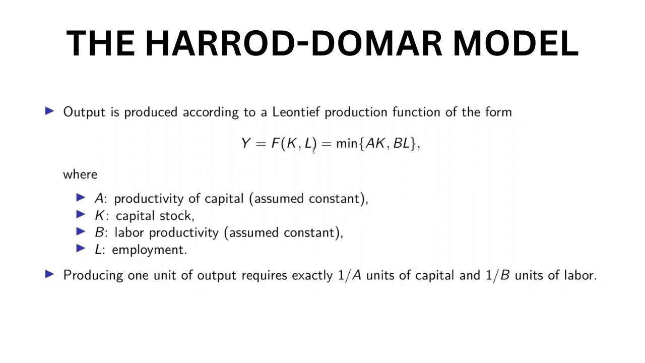 نظریه رشد اقتصادی هارود–دومار Harrod–Domar Growth Model