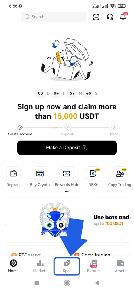 آموزش دکس پلاس Toobit