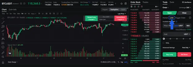 آموزش کامل ثبت سفارش Post-Only و Reduce-Only در صرافی  Toobit