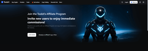 چگونه در بخش افیلیت (Affiliate) صرافی Toobit پارتنر شویم؟