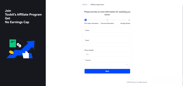 چگونه در بخش افیلیت (Affiliate) صرافی Toobit پارتنر شویم؟