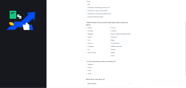 چگونه در بخش افیلیت (Affiliate) صرافی Toobit پارتنر شویم؟