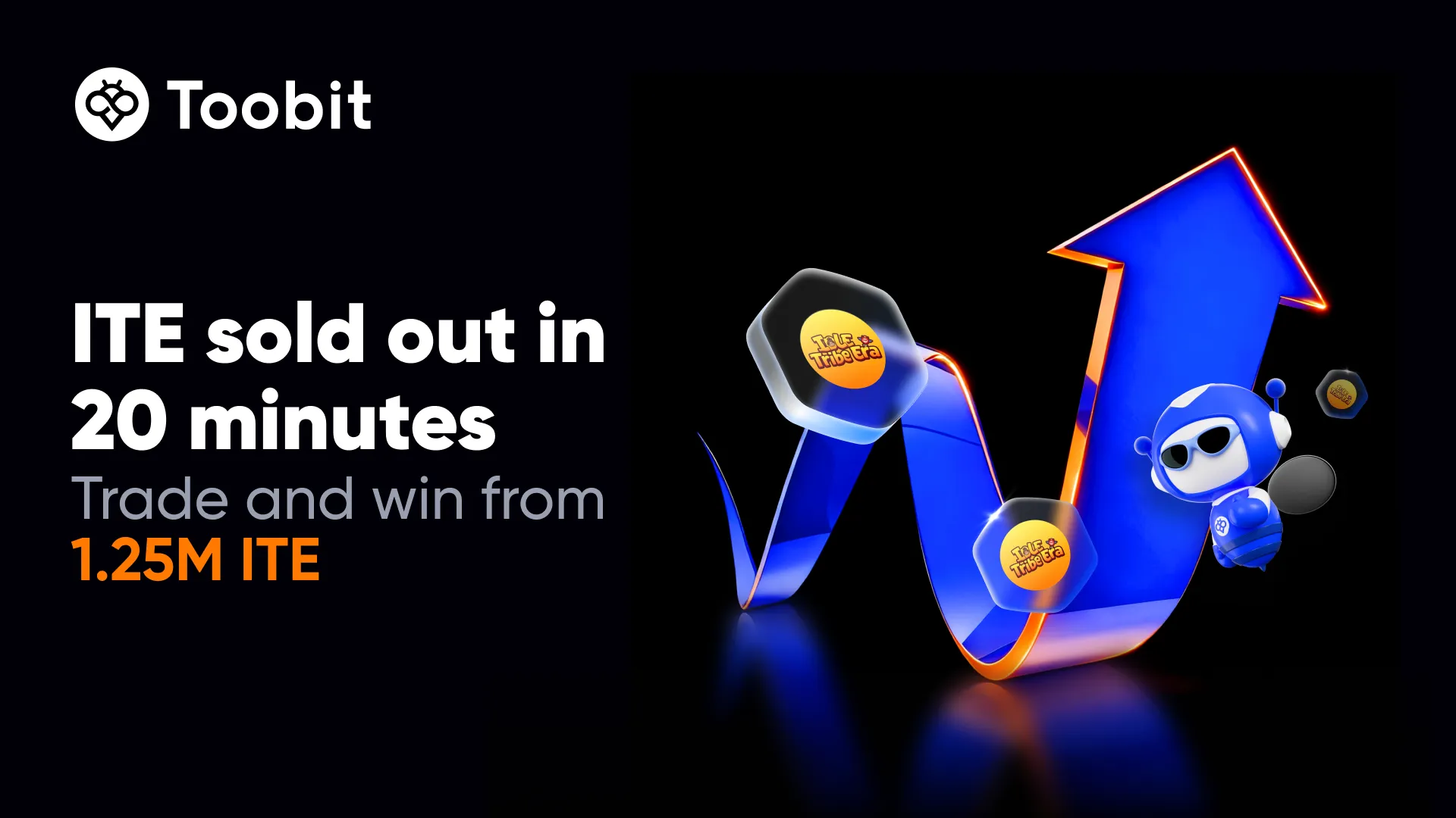 Toobit در پی فروش کامل و استقبال زیاد برای پیش‌فروش ITE، مسابقۀ معاملاتی آن را آغاز می‌کند