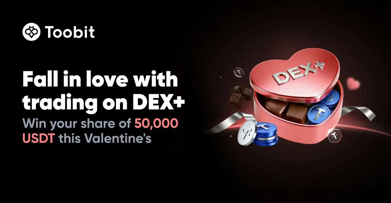 Toobit ولنتاین را با $300,000 جایزه برای تیمهای دو نفره جشن میگیرد